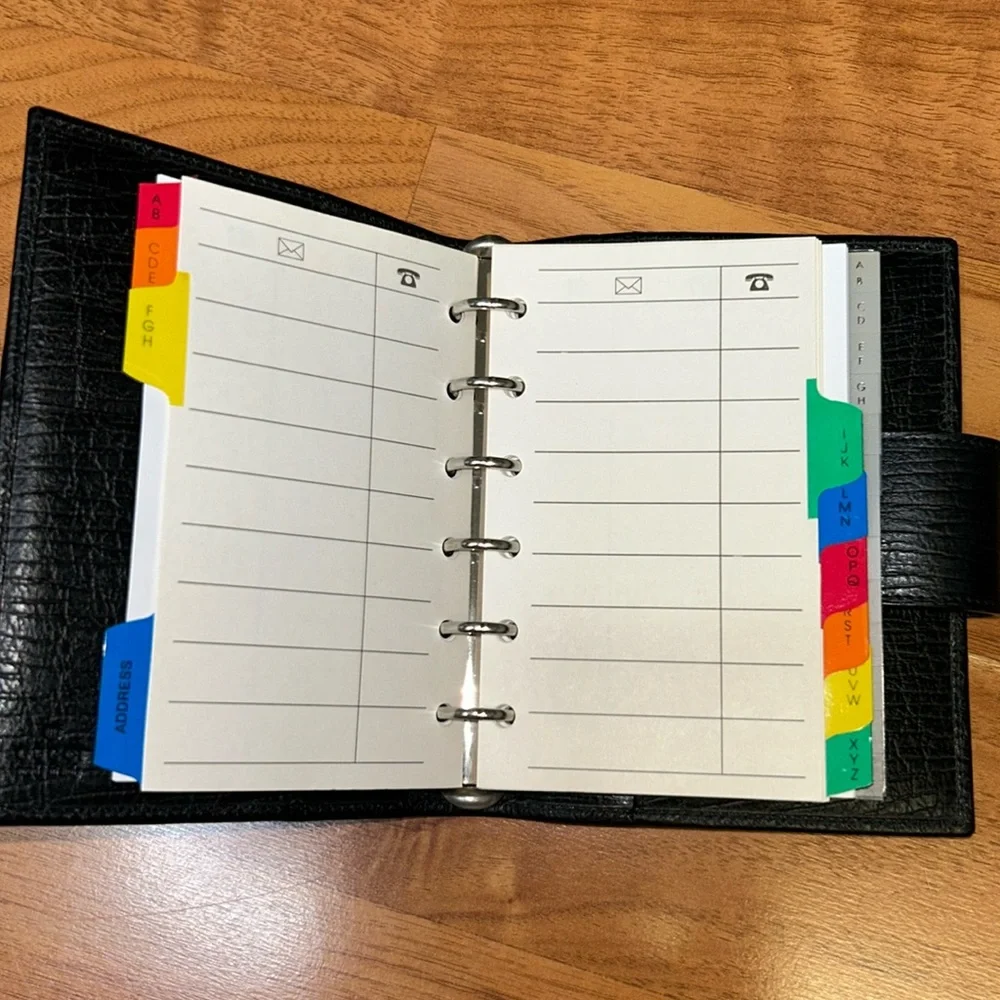Authentic Gucci Canvas Agenda with Web
